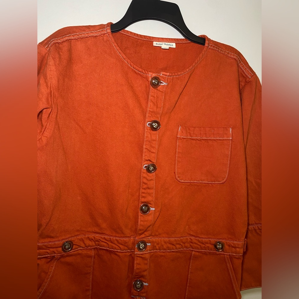 Roller Rabbit Abilene Rust Orange Patch Pocket Ju… - image 4